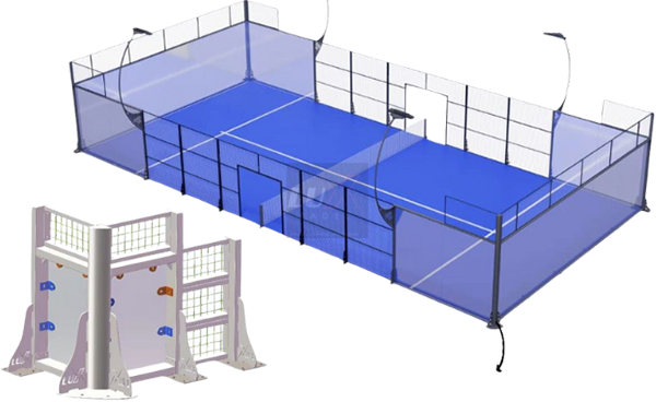 luxpadel type corner frame