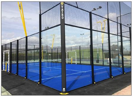 spesifikasi teknis padel court